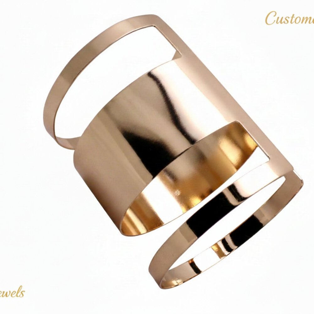 African Ethnic Heavy Metal Bangle| Patterson Jewelry